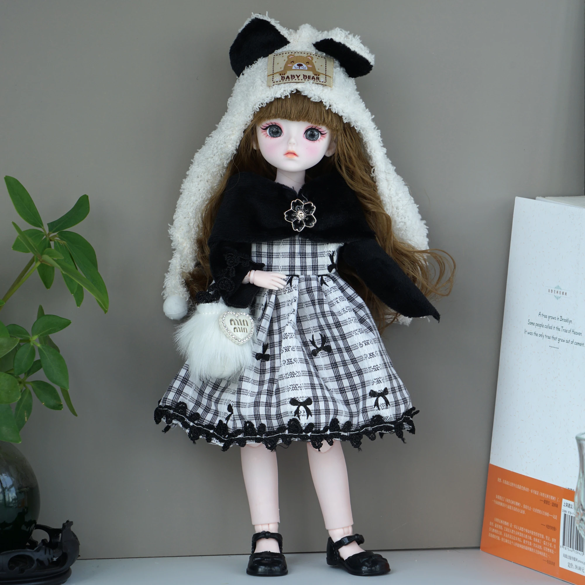1/6 BJD Doll With Outfits Movable Joints Fashion Princess Dress Up Doll Toy For Girls Birthday Gift Desktop Decor