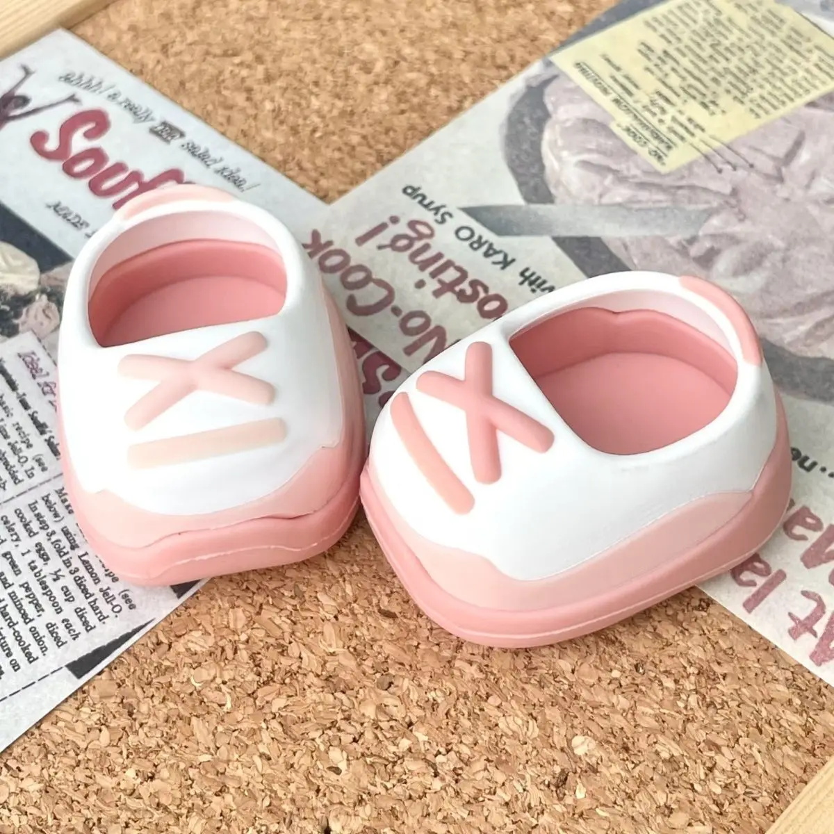 20cm Doll Shoes, Cute Tennis Style Shoes for Plush Dolls, Stand-Up Sports Sneakers, Fashion Doll Accessories for 20cm Dolls