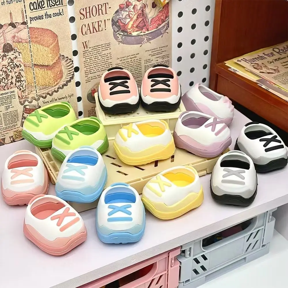20cm Doll Shoes, Cute Tennis Style Shoes for Plush Dolls, Stand-Up Sports Sneakers, Fashion Doll Accessories for 20cm Dolls