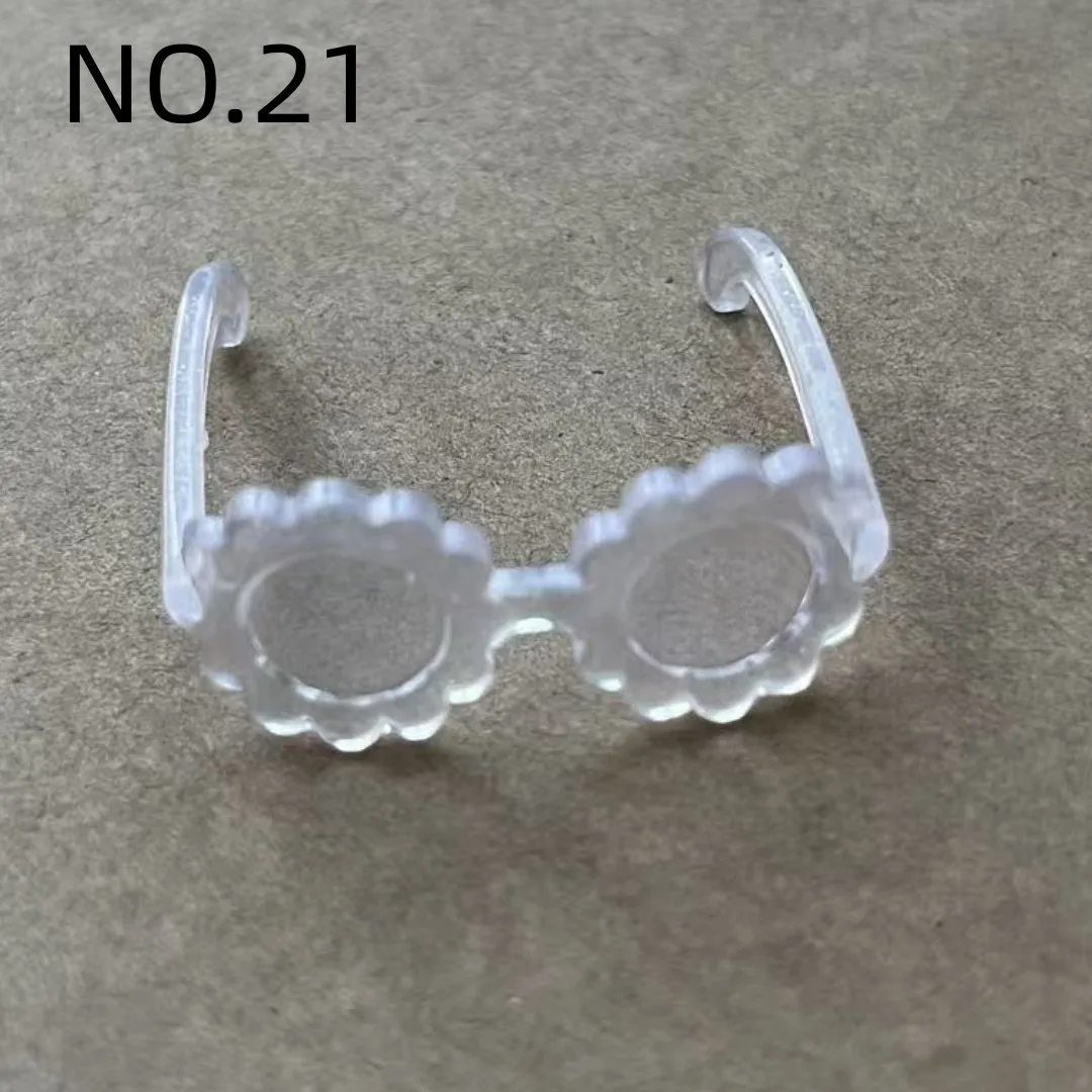 Candy Color 1/6 Doll Glasses Handrings DIY Doll Dressing Accessories Original Doll Decorations Part for Doll Making