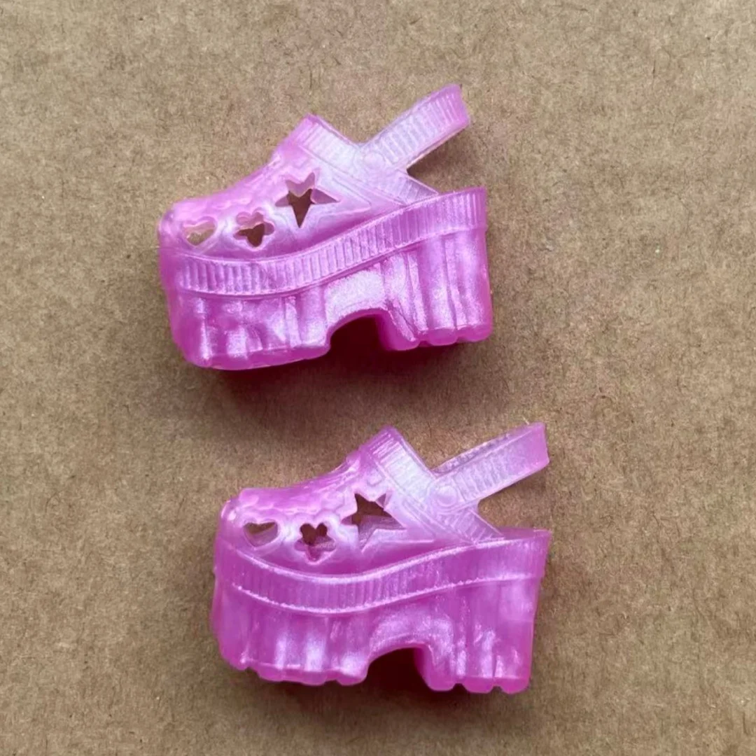 Licca Doll Shoes Sandals Long Boots DIY Dressing Accessories for Female Dolls Collectible Candy Color Toy Parts