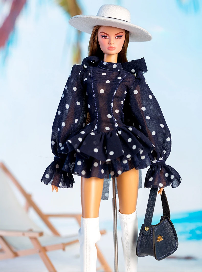 XianXian Supermodel Doll Clothes Suit 32cm DollHouse COOL GIRL Holiday Series DIY Dress Up Toys 1/6 BJD Collector Birthday Gifts