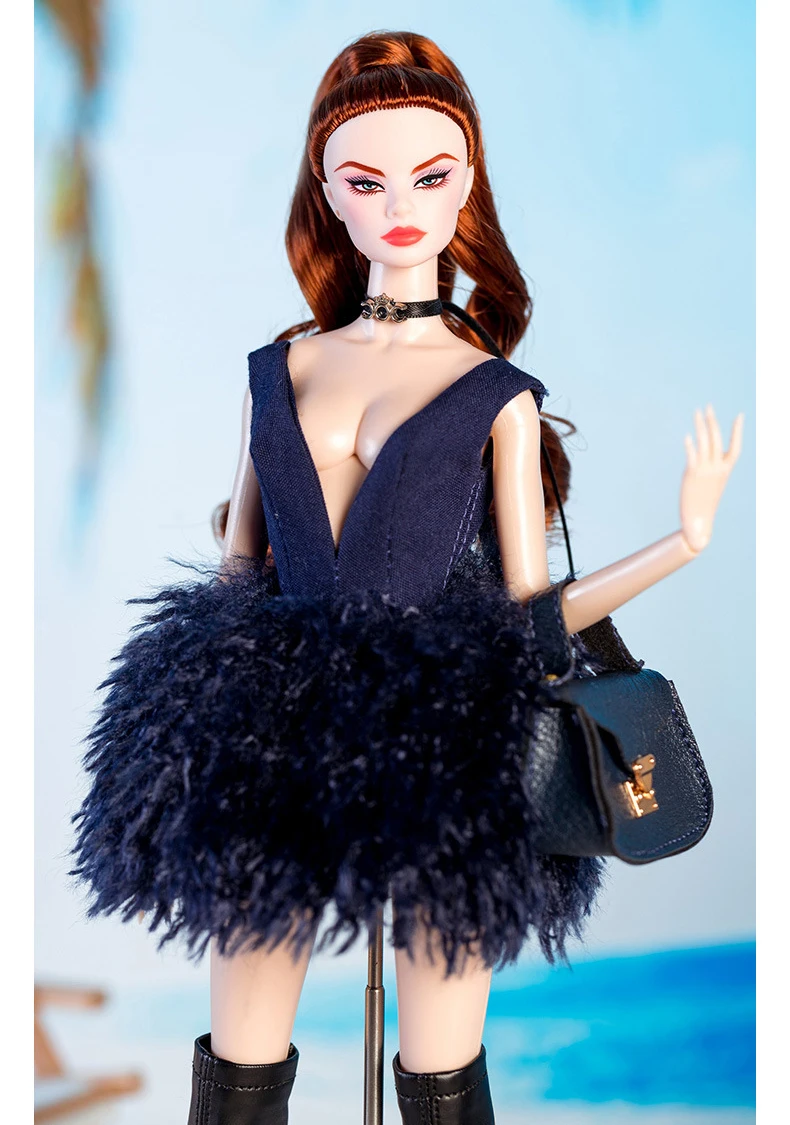 XianXian Supermodel Doll Clothes Suit 32cm DollHouse COOL GIRL Holiday Series DIY Dress Up Toys 1/6 BJD Collector Birthday Gifts