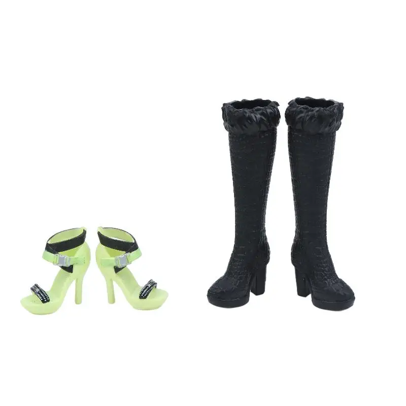 Mini Doll Shoes High Heels Boots Sandals Fashion 1/6 Dolls Dress Up Accessories For Female Dolls Decorations Pretend Play Toys