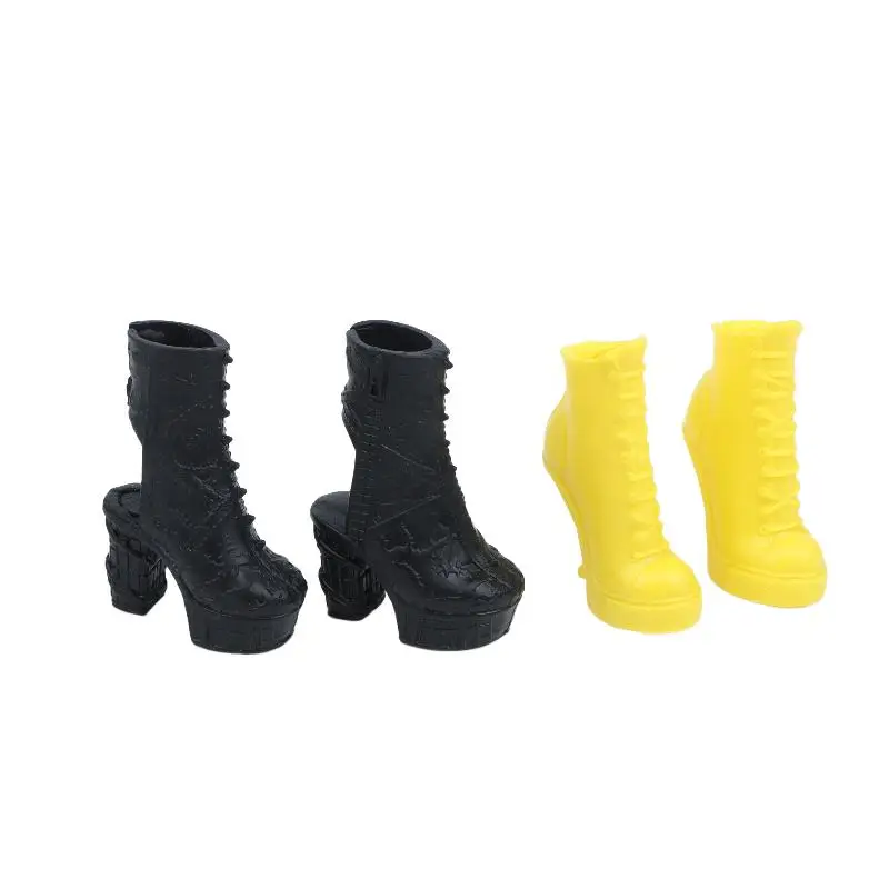 Mini Doll Shoes High Heels Boots Sandals Fashion 1/6 Dolls Dress Up Accessories For Female Dolls Decorations Pretend Play Toys
