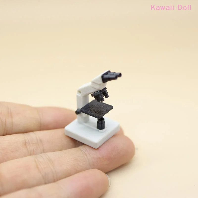 [DO]Mini Dollhouse Microscope Model With Realistic Design Perfect For Decor Sand Table Building Photo Props[DO]