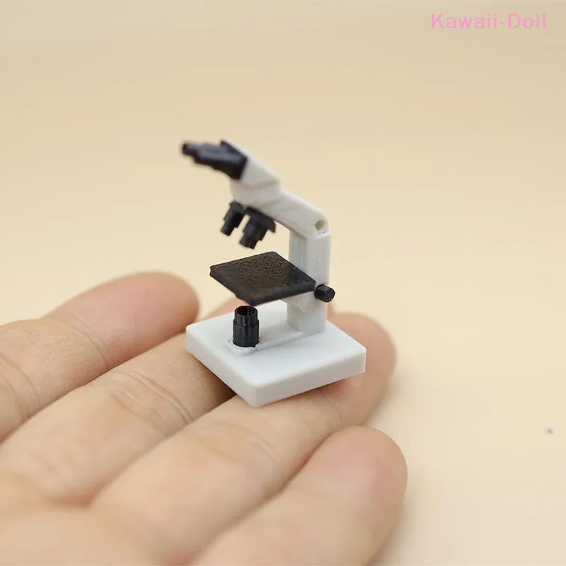 [DO]Mini Dollhouse Microscope Model With Realistic Design Perfect For Decor Sand Table Building Photo Props[DO]
