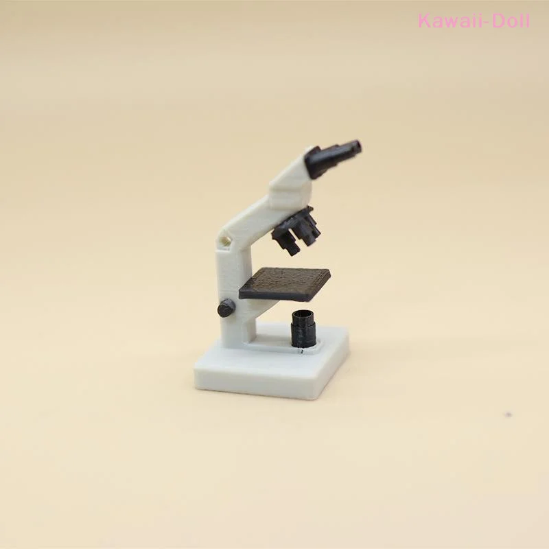 [DO]Mini Dollhouse Microscope Model With Realistic Design Perfect For Decor Sand Table Building Photo Props[DO]