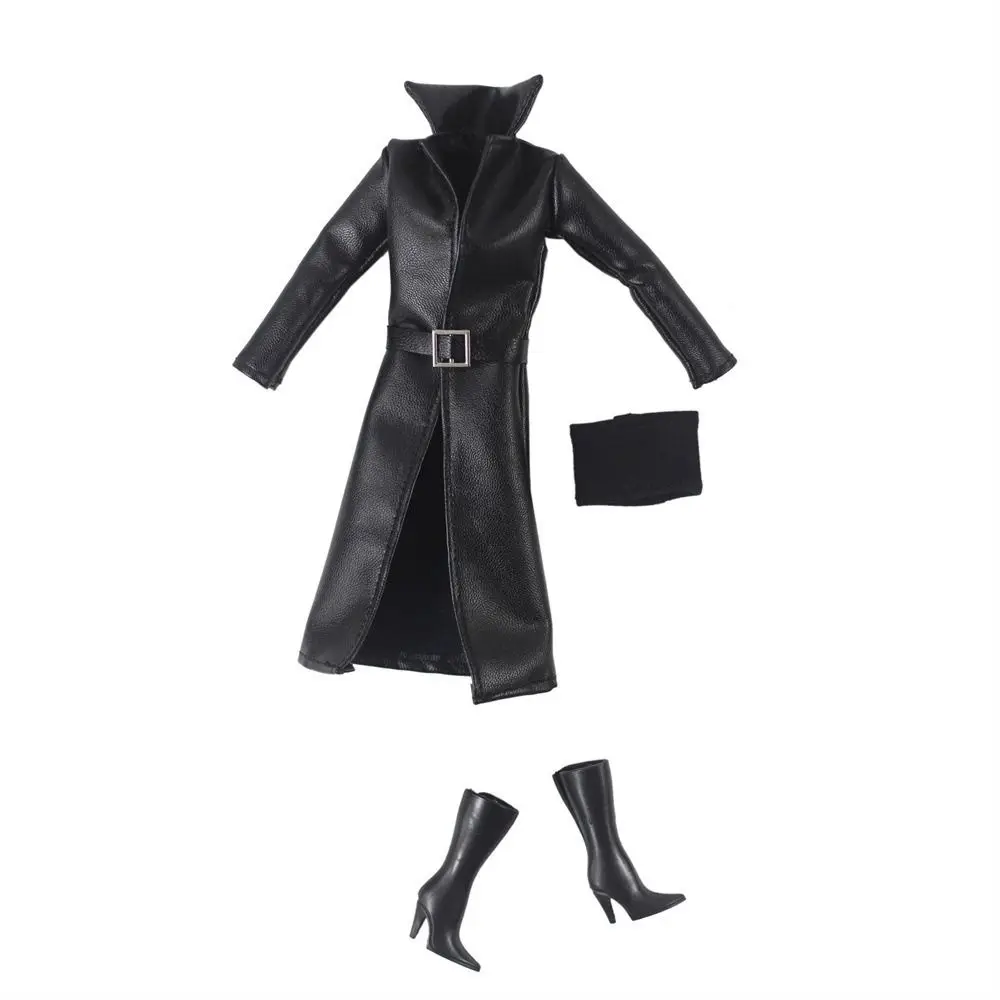 2023 Multistyles Dolls Dress Casual Wear Fashion PU Leather Jacket Girl Clothes for 1/6 BJD Dolls/30cm Dolls
