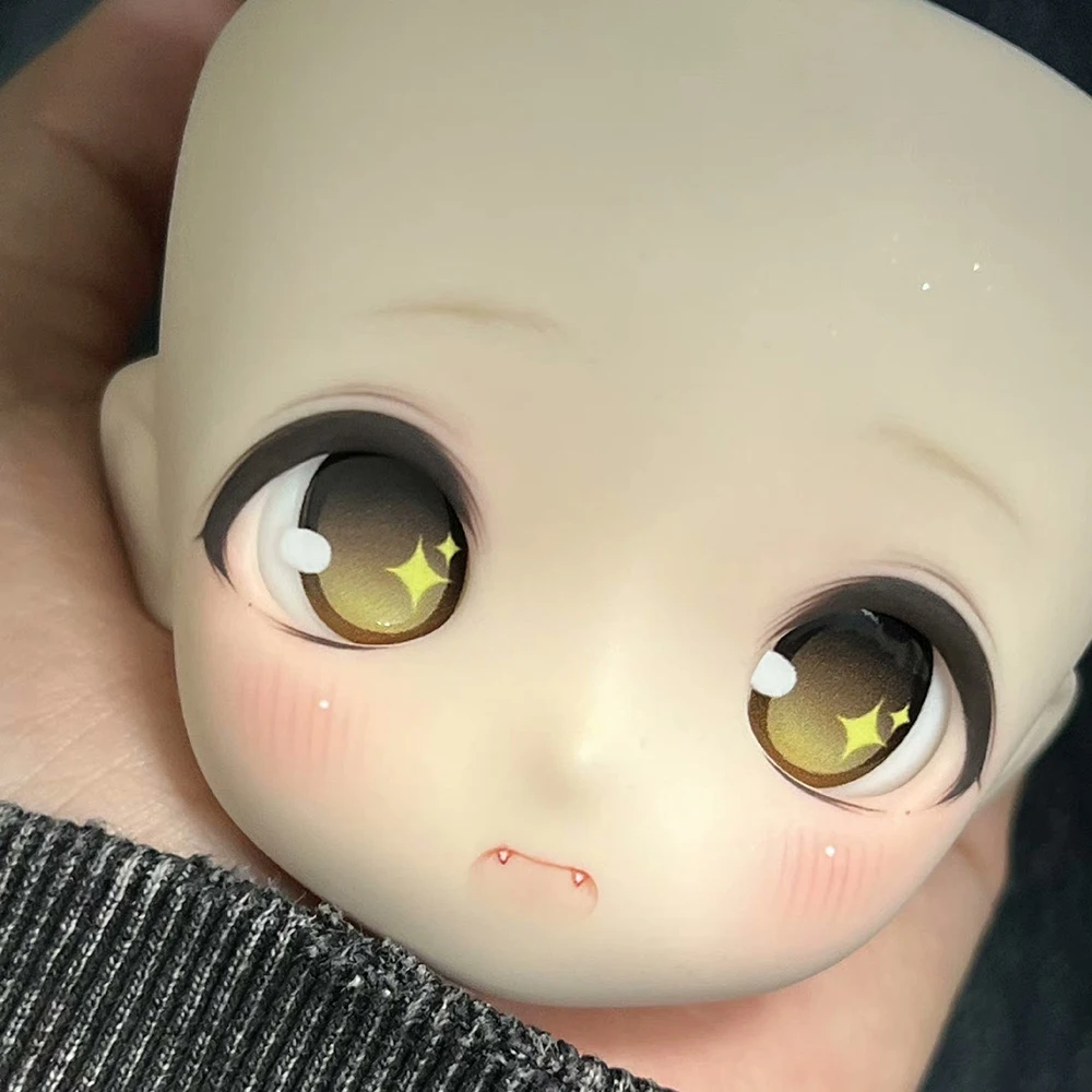 Doll Plastic Eyes Anime 10/12/14/16/18/20mm DIY Doll Accessories For 1/4 1/6 1/8 1/3 Doll BJD OB11 Doll Anime Star Eyes