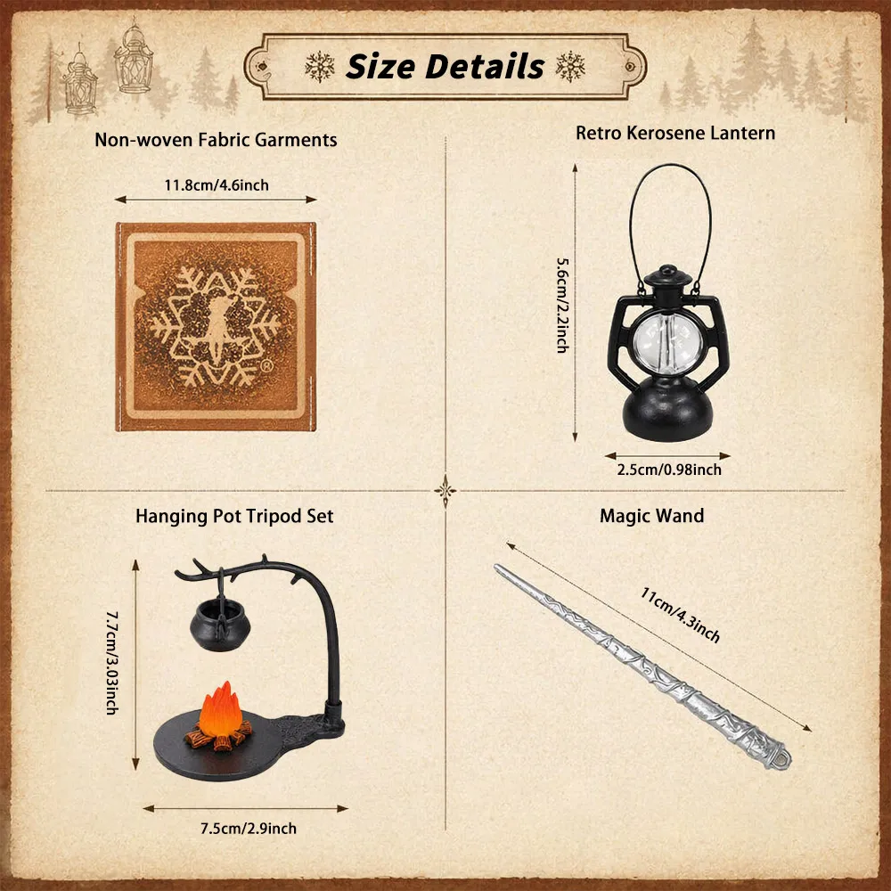 Christmas Doll Clothes Accessories&Miniature Items Scene Set For Elf Doll 30Cm Doll Christmas Decoration,Girl Toy Christmas Gift