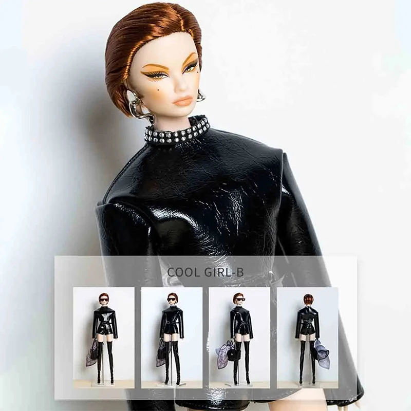 Trendy Street Sport Style 1/6 Doll Clothes Accessories Xianxian Supermodel Cool Girl3 Modern Girl Clothes For 30cm Babi Dress Up