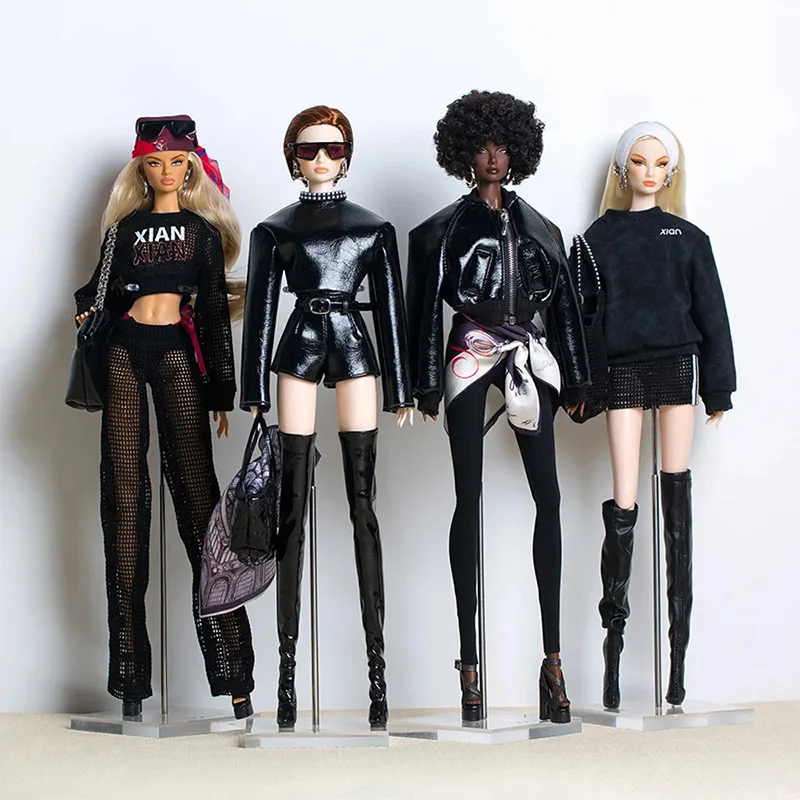 Trendy Street Sport Style 1/6 Doll Clothes Accessories Xianxian Supermodel Cool Girl3 Modern Girl Clothes For 30cm Babi Dress Up