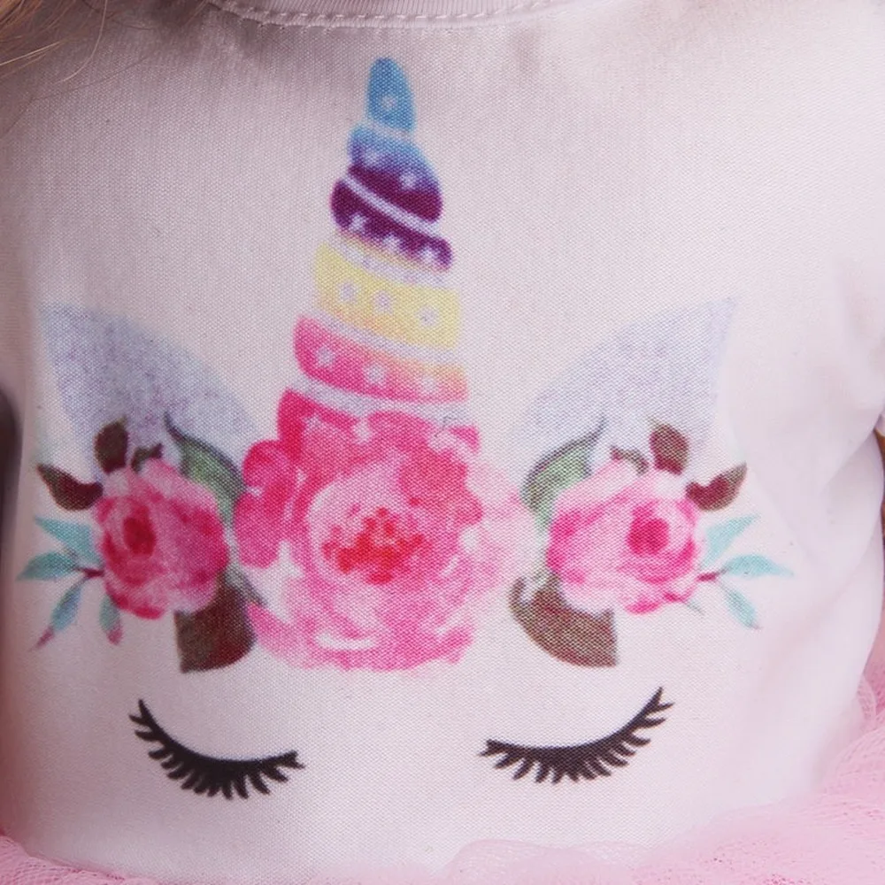 Doll Clothes Unicorn Kitty Dress Fit 18 Inch American&43 CM Reborn New Born Baby Doll OG Girl Doll Russia Doll DIY Gift's Toy