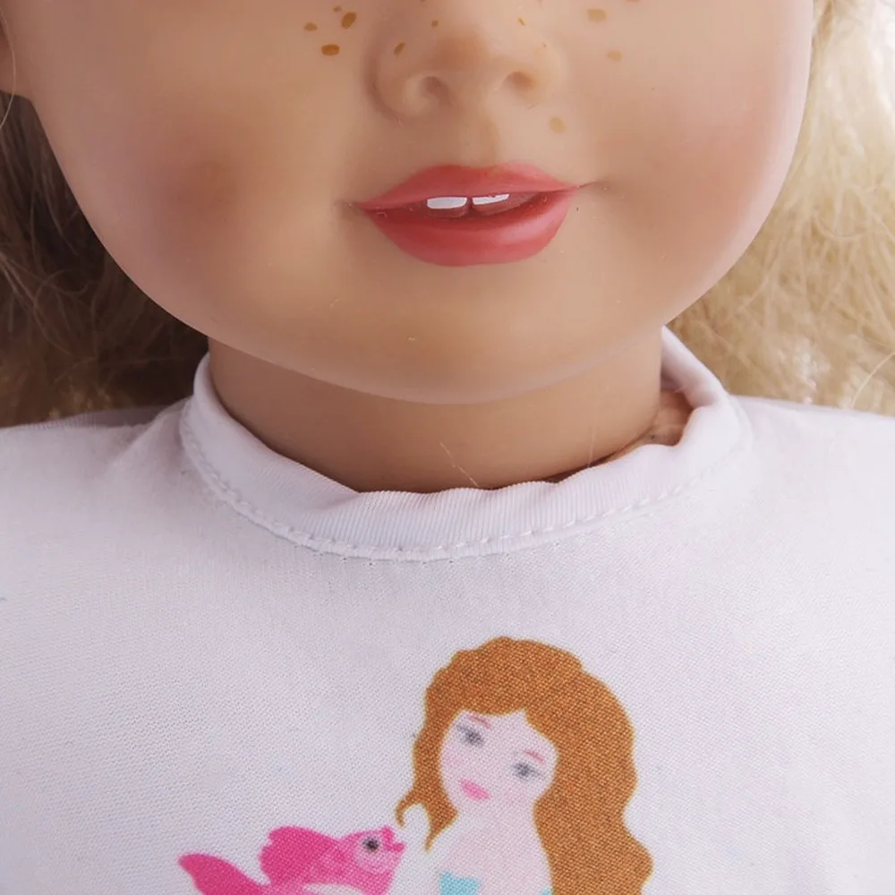 Doll Clothes Unicorn Kitty Dress Fit 18 Inch American&43 CM Reborn New Born Baby Doll OG Girl Doll Russia Doll DIY Gift's Toy