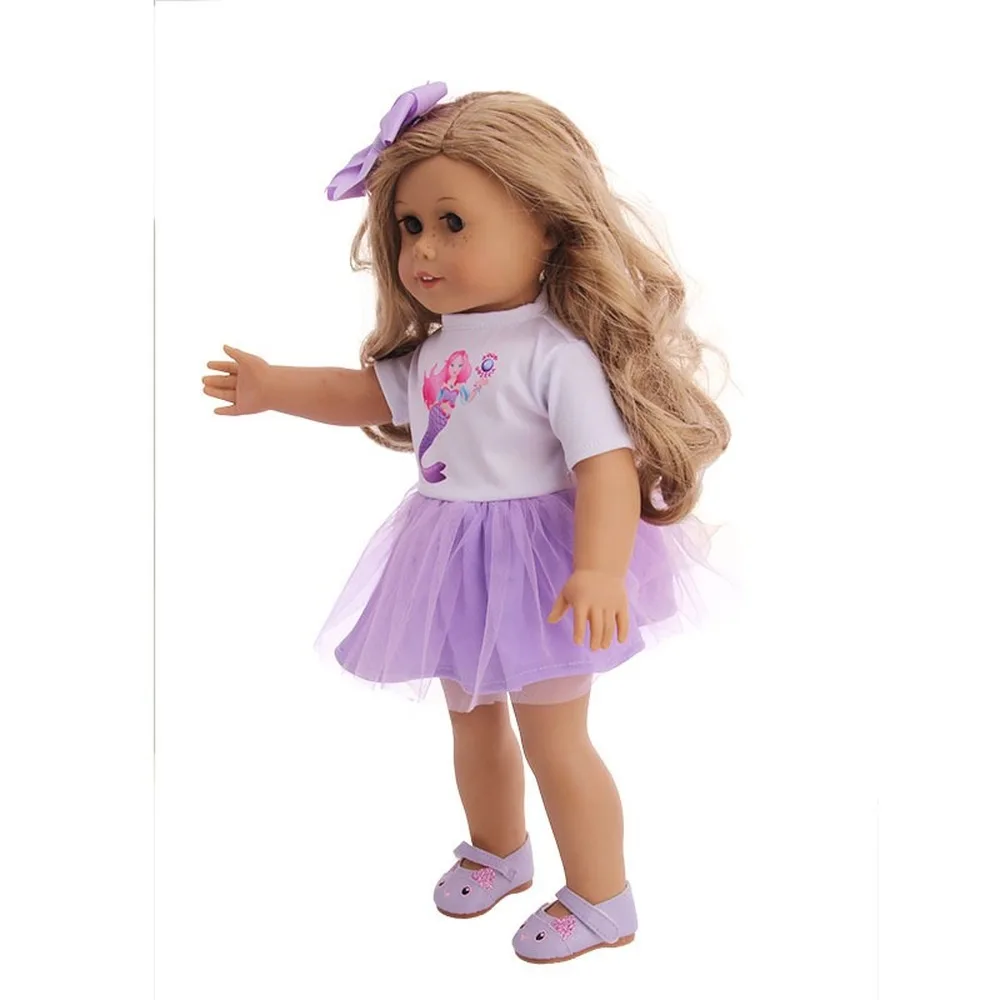 Doll Clothes Unicorn Kitty Dress Fit 18 Inch American&43 CM Reborn New Born Baby Doll OG Girl Doll Russia Doll DIY Gift's Toy