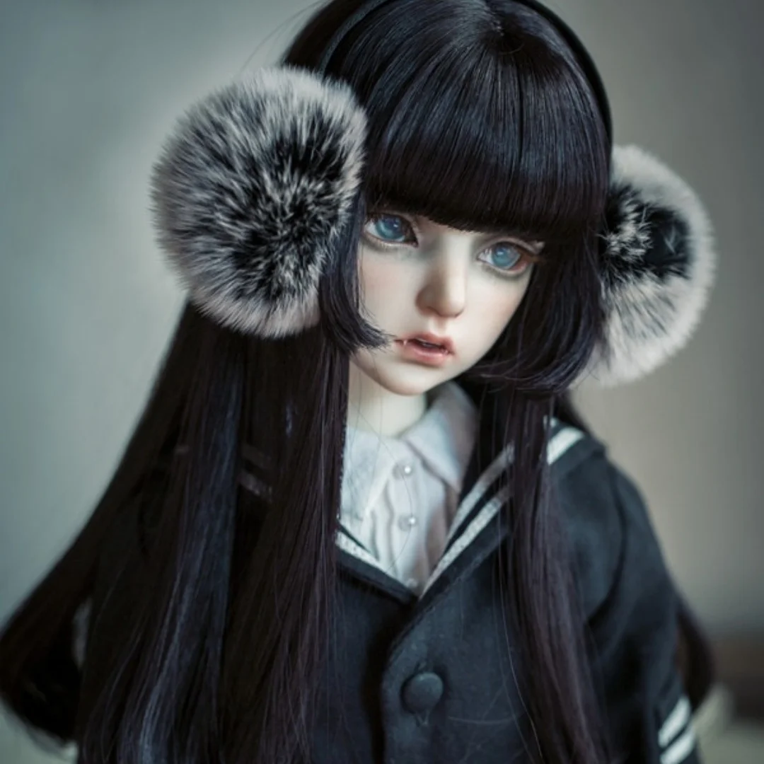 Long Straight Hair Wig Elegant Girls BJD/SD Wig 1/3 1/4 1/6 Green GoldenDoll Accessories In Stock