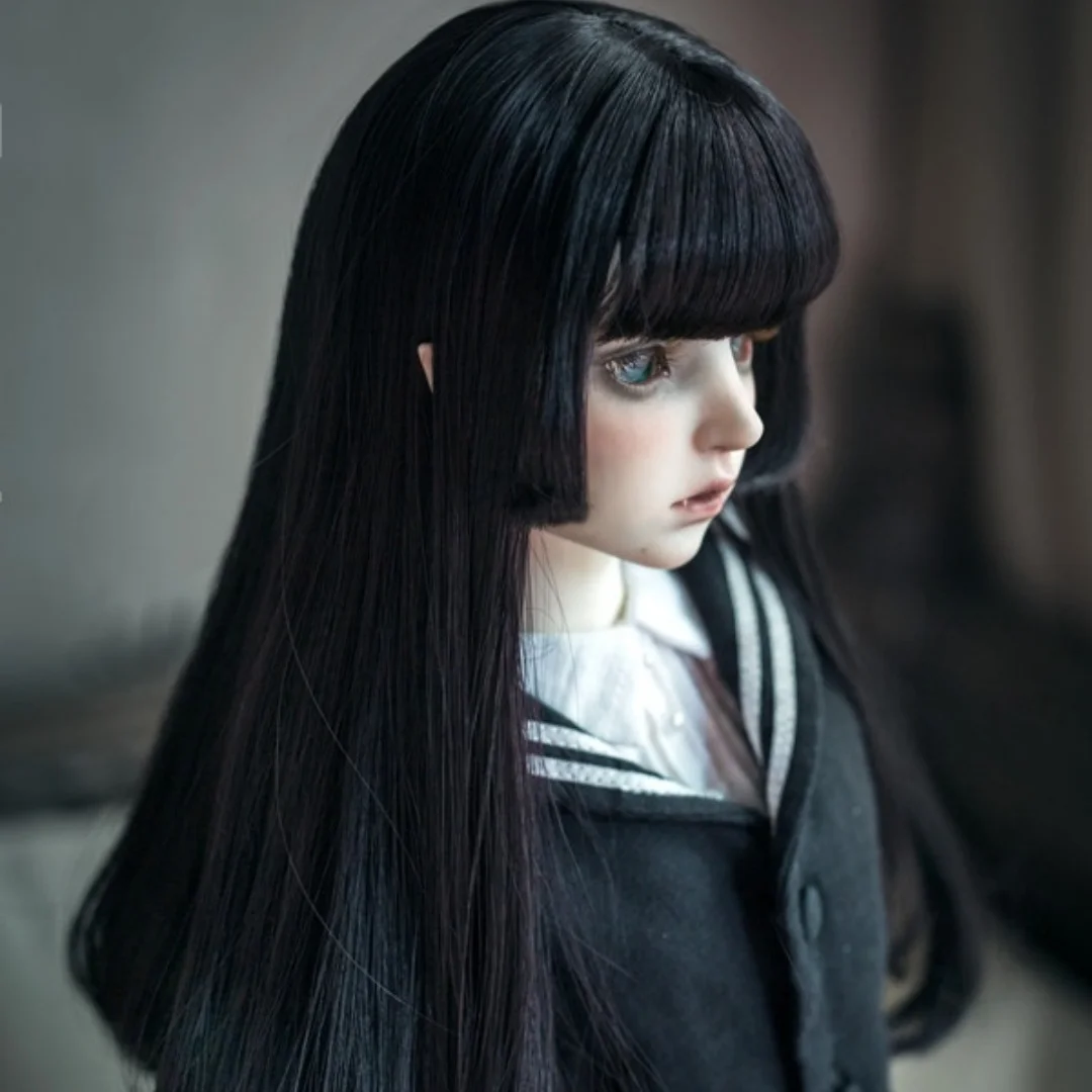 Long Straight Hair Wig Elegant Girls BJD/SD Wig 1/3 1/4 1/6 Green GoldenDoll Accessories In Stock