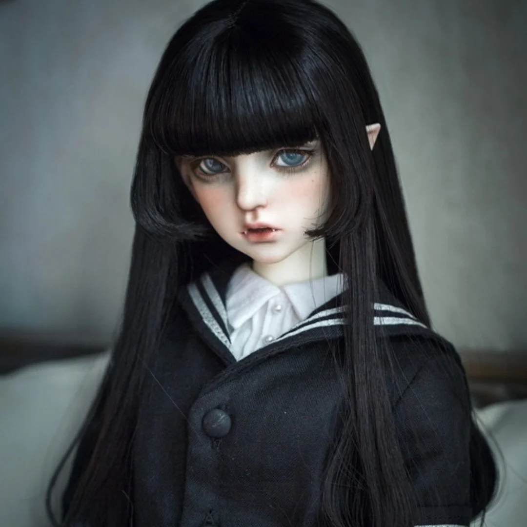 Long Straight Hair Wig Elegant Girls BJD/SD Wig 1/3 1/4 1/6 Green GoldenDoll Accessories In Stock