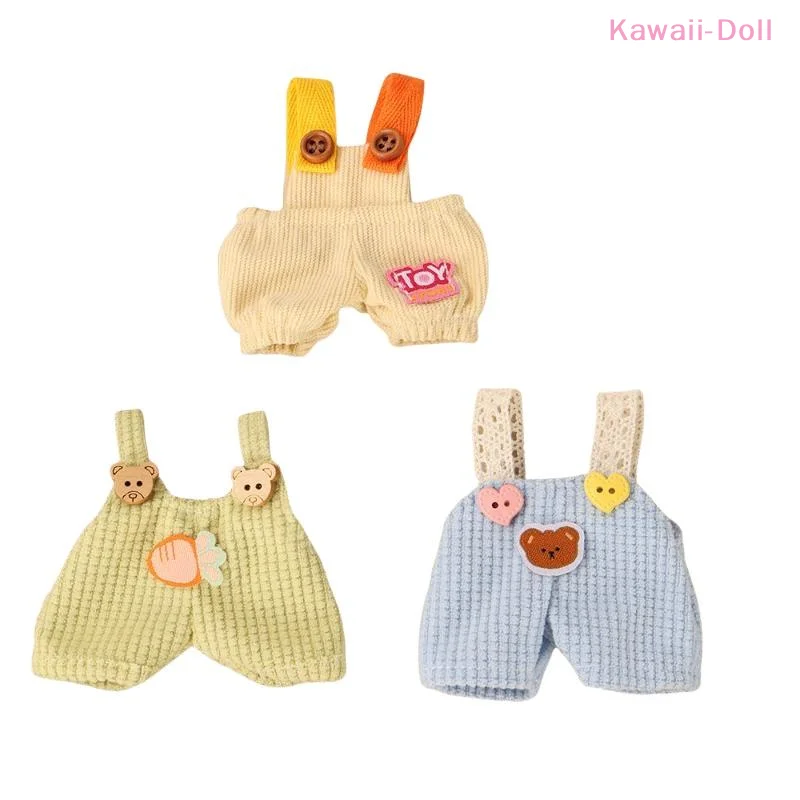 [DO]Multiple Styles Handmade For Strap Pants DIY Replace For Jumpsuit Doll Changing Clothing 10cm Dolls[DO]