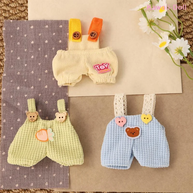 [DO]Multiple Styles Handmade For Strap Pants DIY Replace For Jumpsuit Doll Changing Clothing 10cm Dolls[DO]