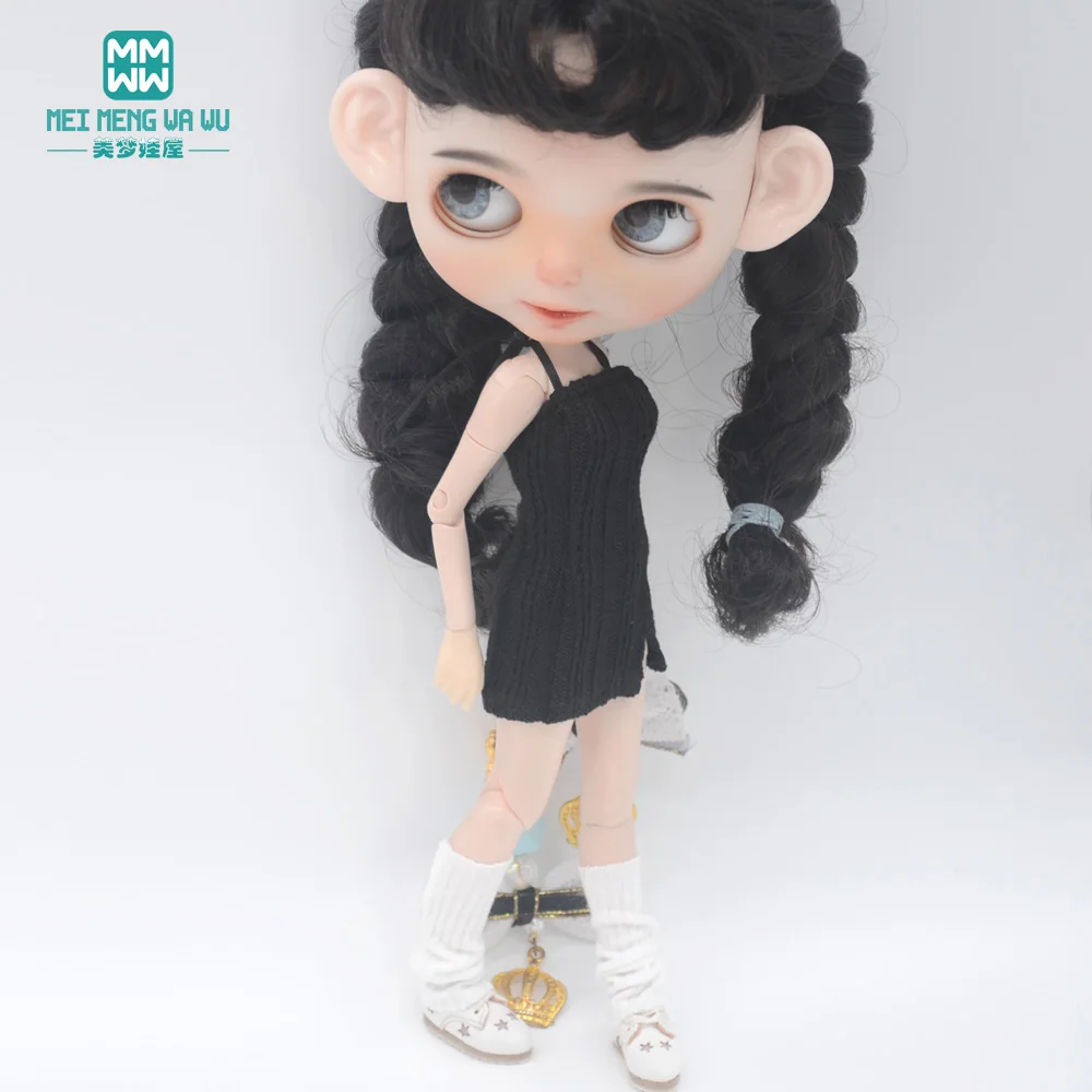 Blyth Doll Clothes for 28-30cm Azone OB22 OB24 Accessories Fashion Sweater Dress Toys Gift