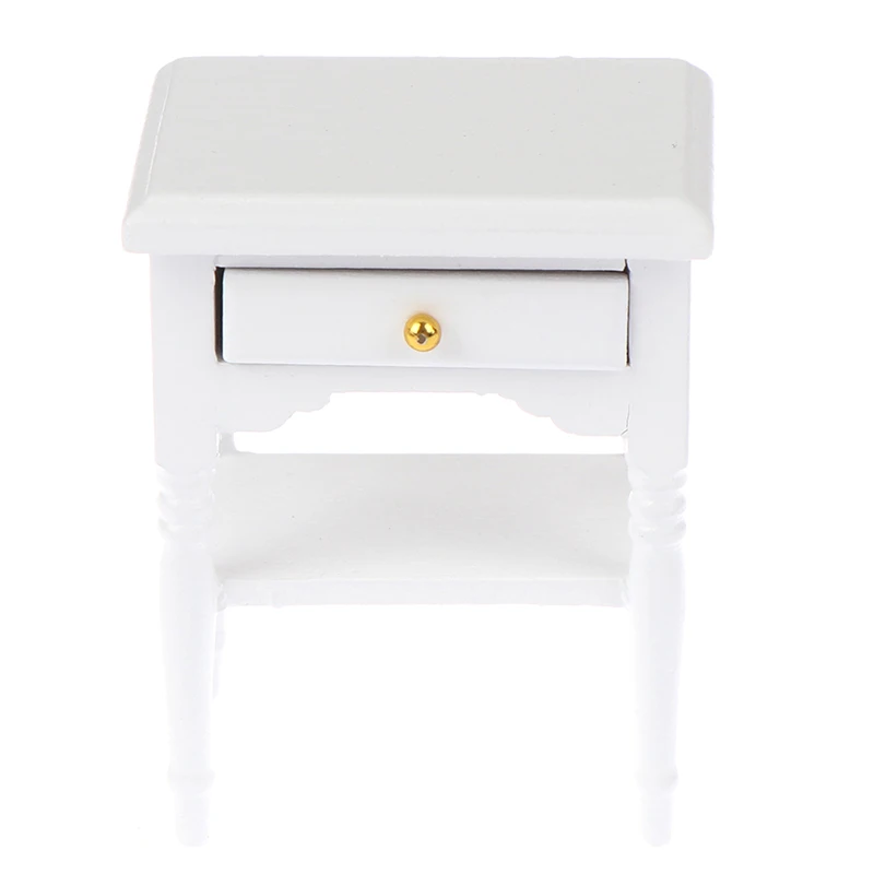 1Pc 1:12 Dollhouse Miniature Furniture Bedside Cupboard For Doll House Room Decor