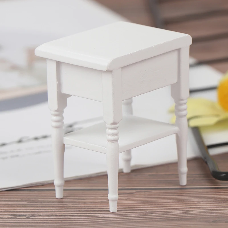 1Pc 1:12 Dollhouse Miniature Furniture Bedside Cupboard For Doll House Room Decor