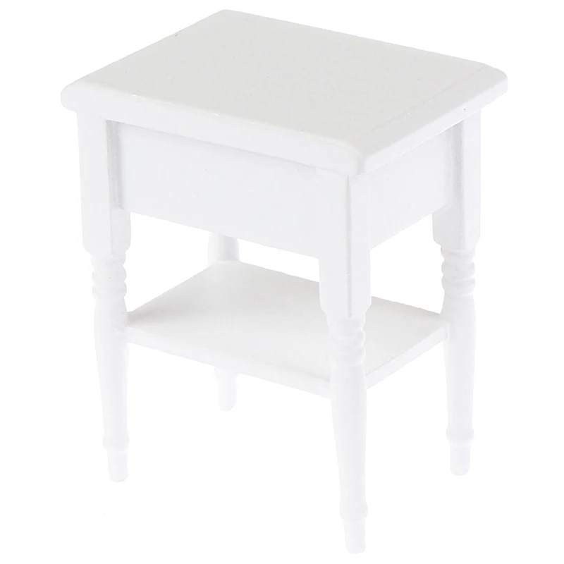 1Pc 1:12 Dollhouse Miniature Furniture Bedside Cupboard For Doll House Room Decor