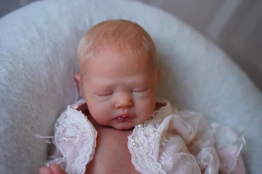 16" Zori Reborn Doll Kit Soft Touch Unpainted Parts Cloth Body Blank DIY Bebé Reborn Muñecas Unfinished Doll Kit
