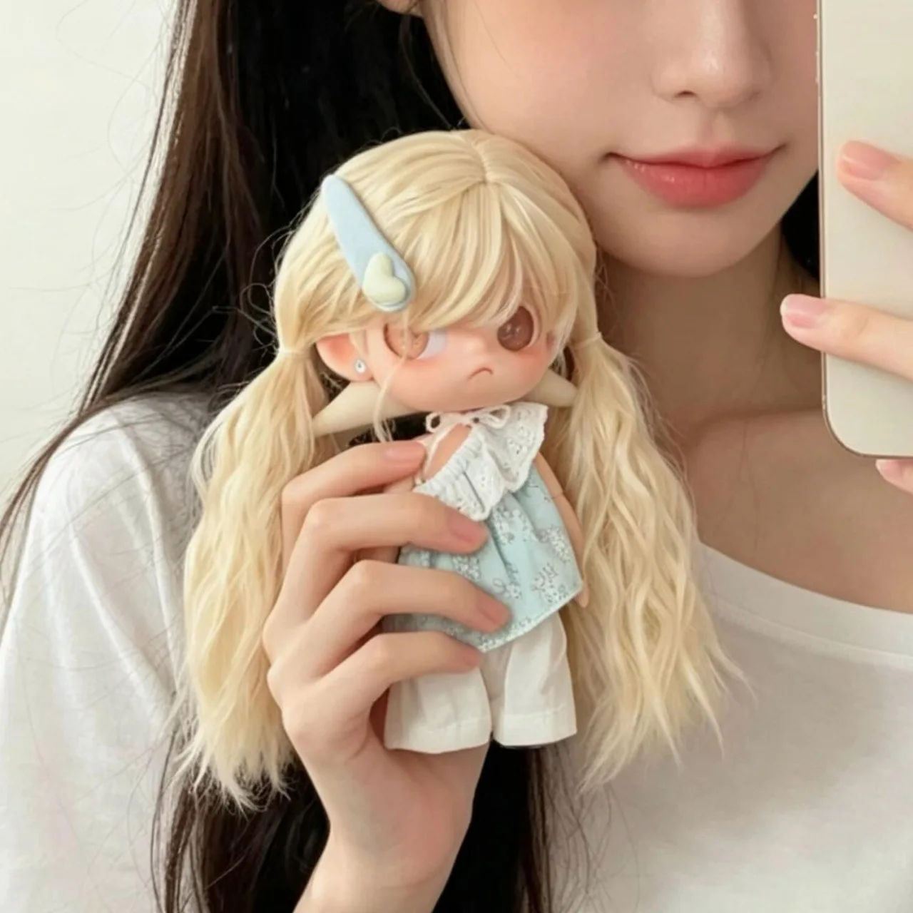 For Blythe Doll Gazi Sister Gingerbread Man Perm Curly Wig 24.5-26.5CM Head Circumference Options Soft High Temp Silk Doll Wig