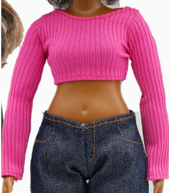 LX1295 Beautiful dress top skirt suit clothes gifts for your curvy babi 1/6 dolls