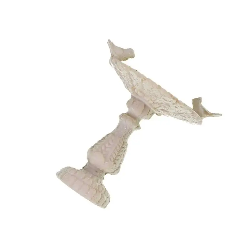 DIY Mini Garden Decor 112 Dollhouse Miniature Fairy Garden Furniture Resin Bird Bath Fountain Hangmade Dollhouse