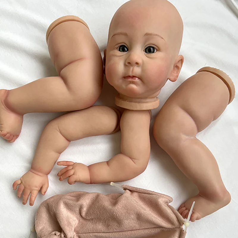 23Inch Already Painted Kits/Unpainted Kits Reborn Huxley Doll Kit Soft Touch Fresh Color DIY Doll Parts With Cloth Body
