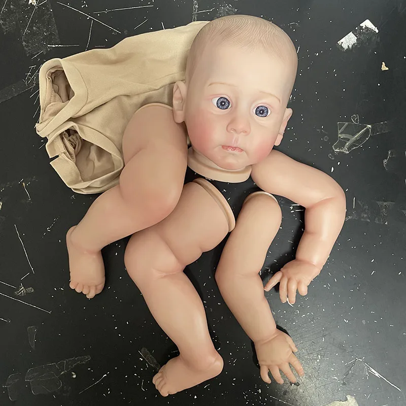 23Inch Already Painted Kits/Unpainted Kits Reborn Huxley Doll Kit Soft Touch Fresh Color DIY Doll Parts With Cloth Body