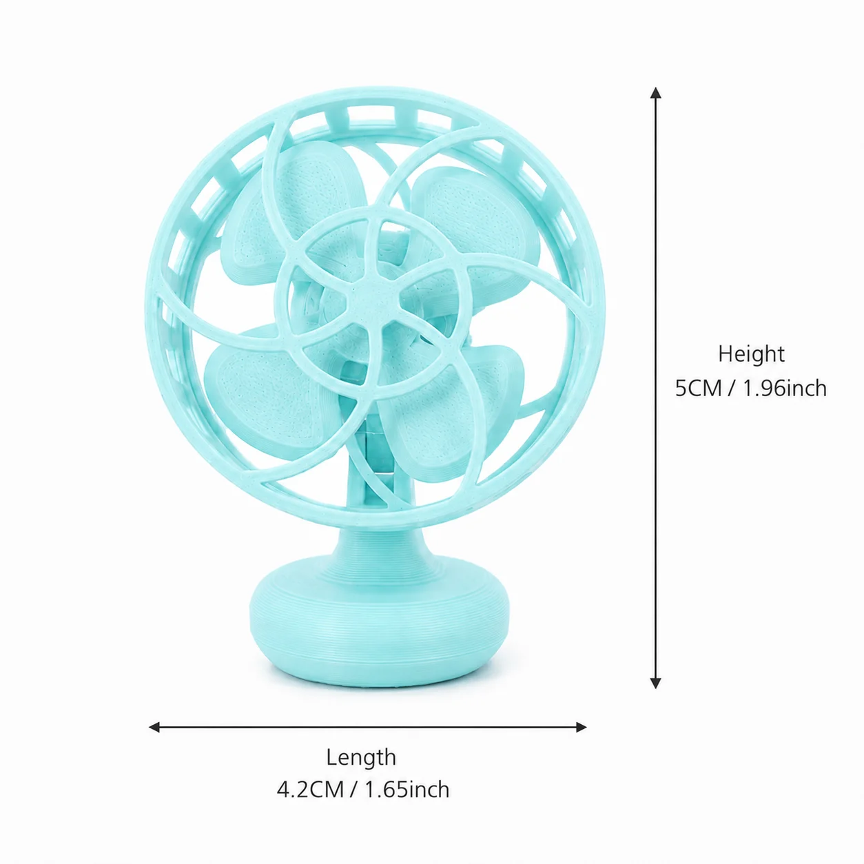 Mini Electric Fan, doll House Living Room, Bedroom Scene Decoration, Shooting Props, Collection for Microscale Enthusiasts