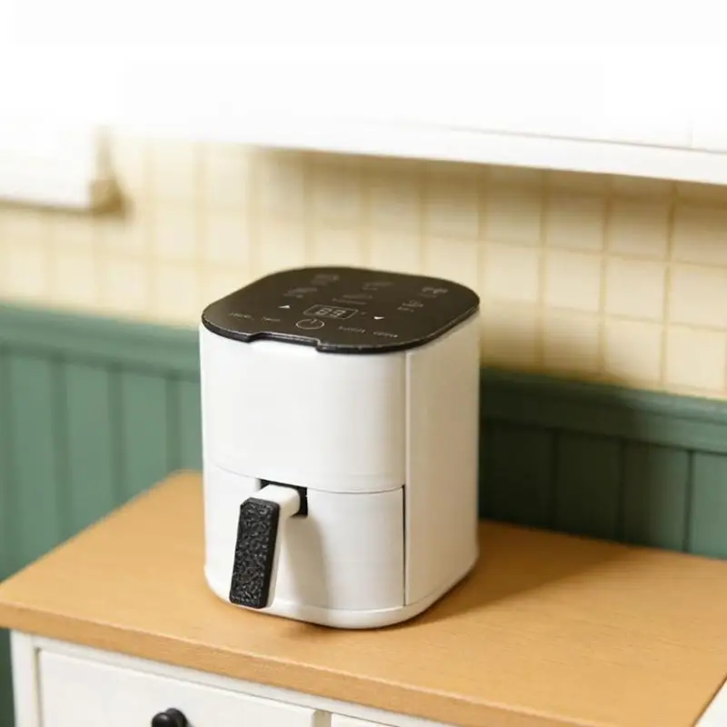 Miniature Air Fryer for Dollhouse 1 12 Scale 1Pcs Kitchen Appliance Decor Lifelike Scene Arrangement