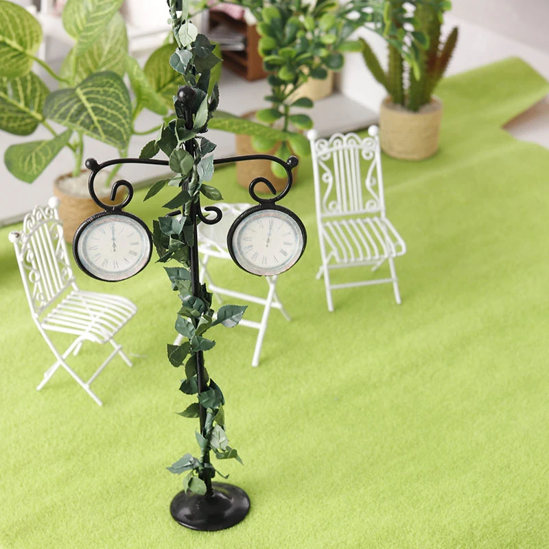 New 1/12 Dollhouse Simulation Rose Flower Vine Rattan Strip Model Dollhouse Miniature Garden Decoration Micro Scene Photo Props