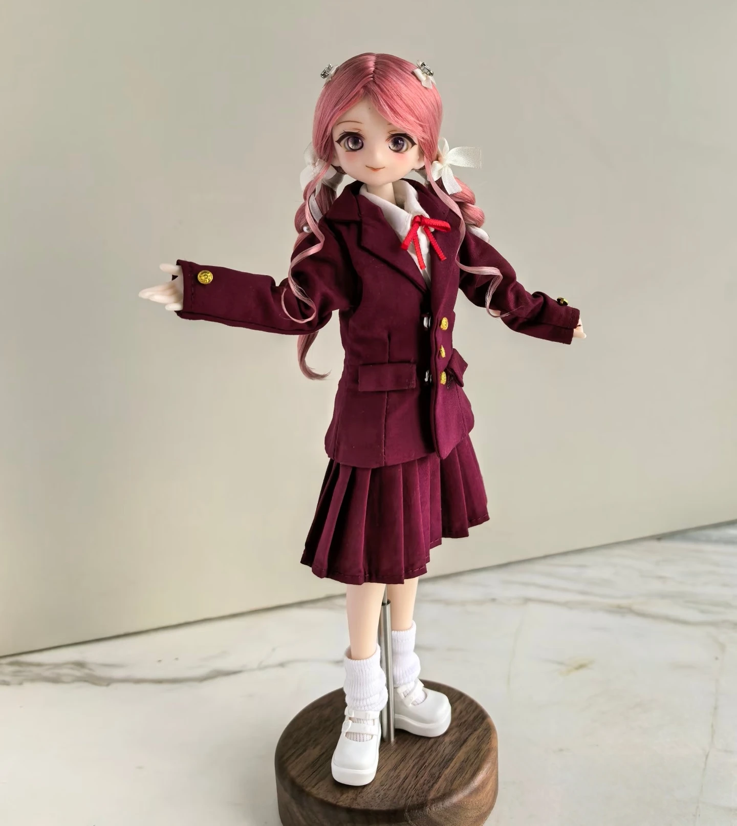 Blythe OB22 Doll Clothes Japanese School Uniform Formal Suit Shirt JK Pleated Skirt For 1/6 BJD OB24 Gift Birthday