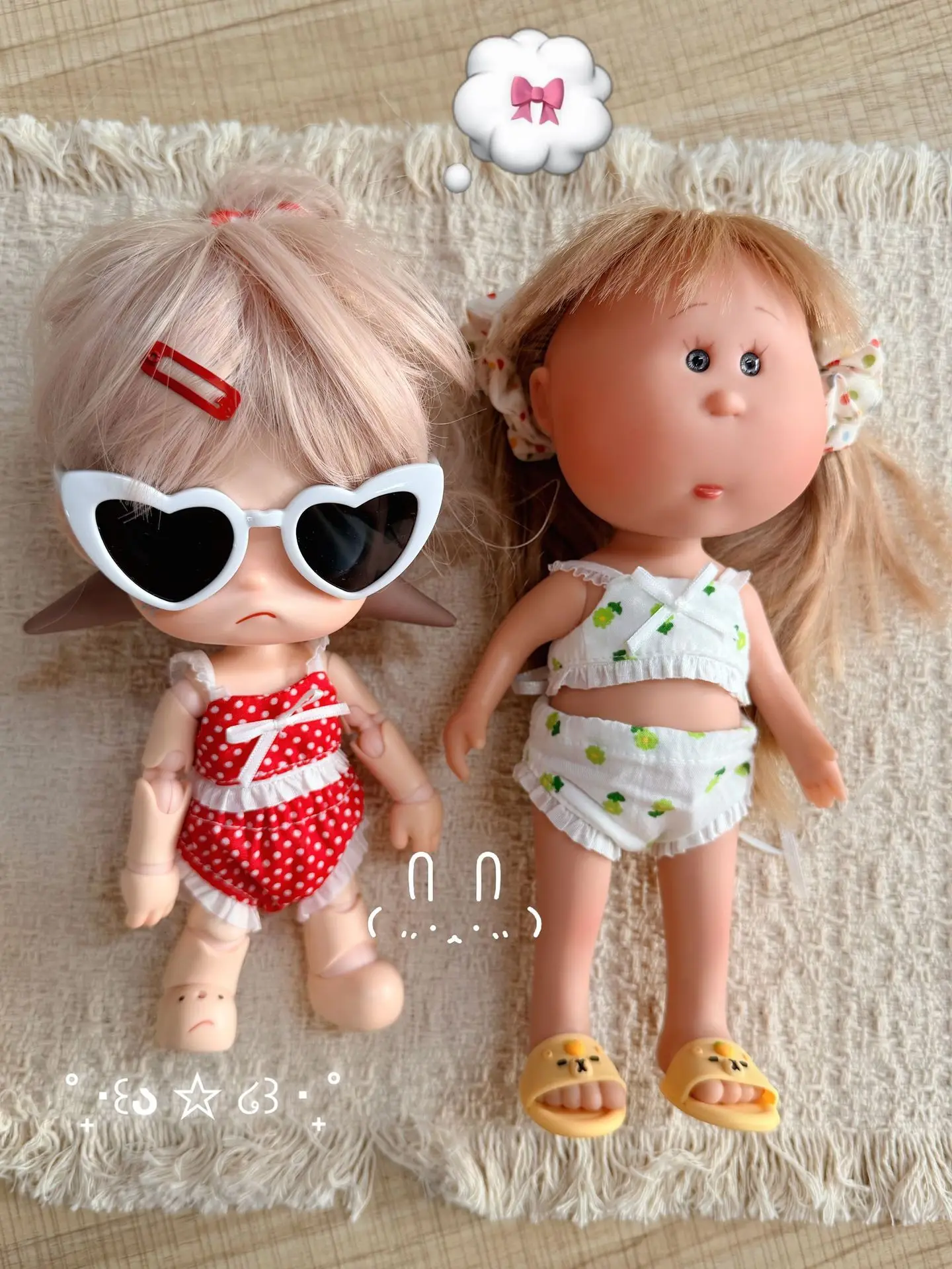 Summer Doll Swimsuit Clothes Fit 24cm Mia Potato Doll 1/8 ZSIGA Outfit Accessories