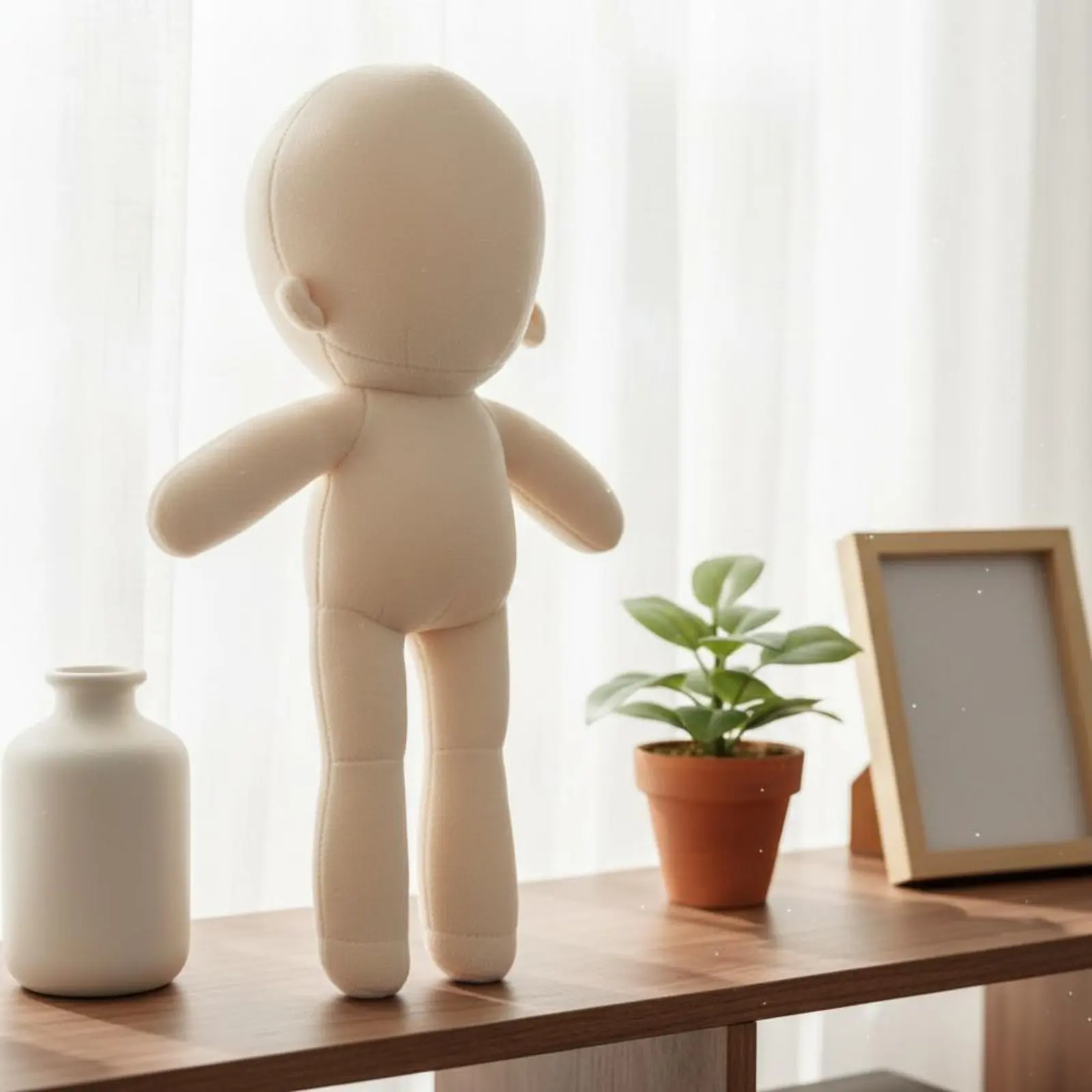 30CM 12.5cm Cotton Dolls Body DIY Idoll Doll Embroidery Or Blank Changing Dressing Game Handmade Playing House Dolls accessories