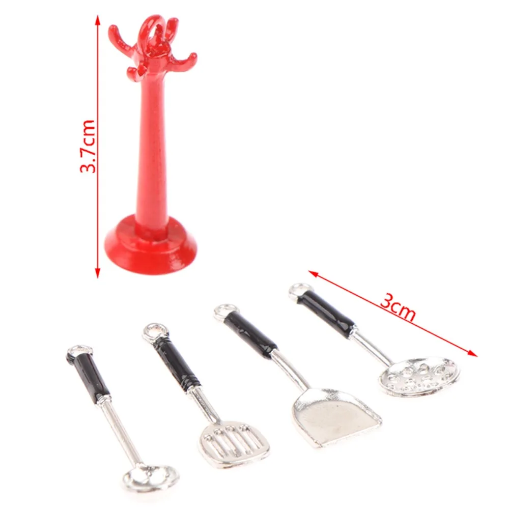 Kettle 1:12 Mini Kitchen Utensils Sets Cookware 1:12 Scale Kitchen Set Mini Alloy Mini Kitchen Cooking Kit Dollhouse Miniatures