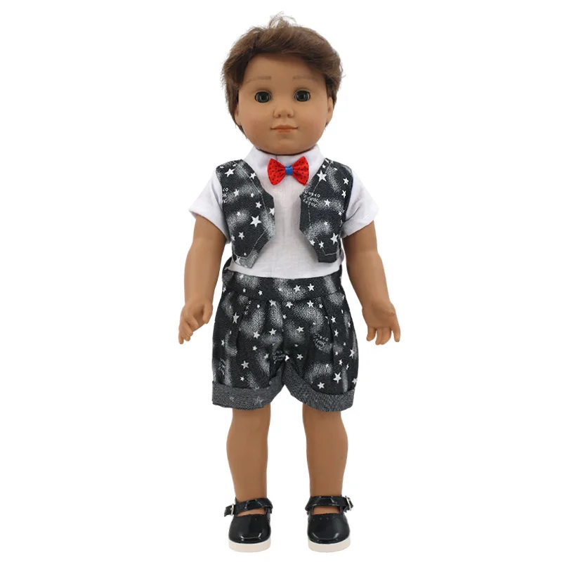 Doll Dress Wedding Party Dress Gentleman's Suit For 18 Inch American Doll&43cm Baby Doll Clothes Accessories Our Generation
