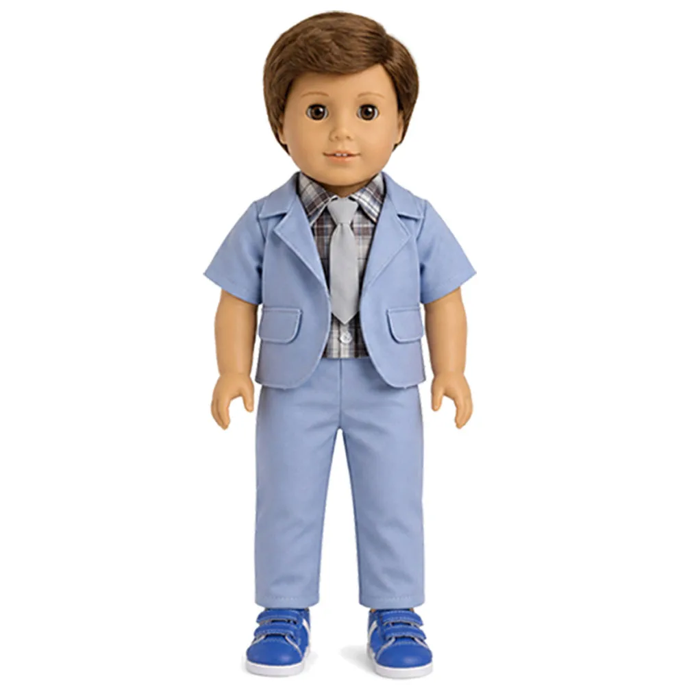 Doll Dress Wedding Party Dress Gentleman's Suit For 18 Inch American Doll&43cm Baby Doll Clothes Accessories Our Generation
