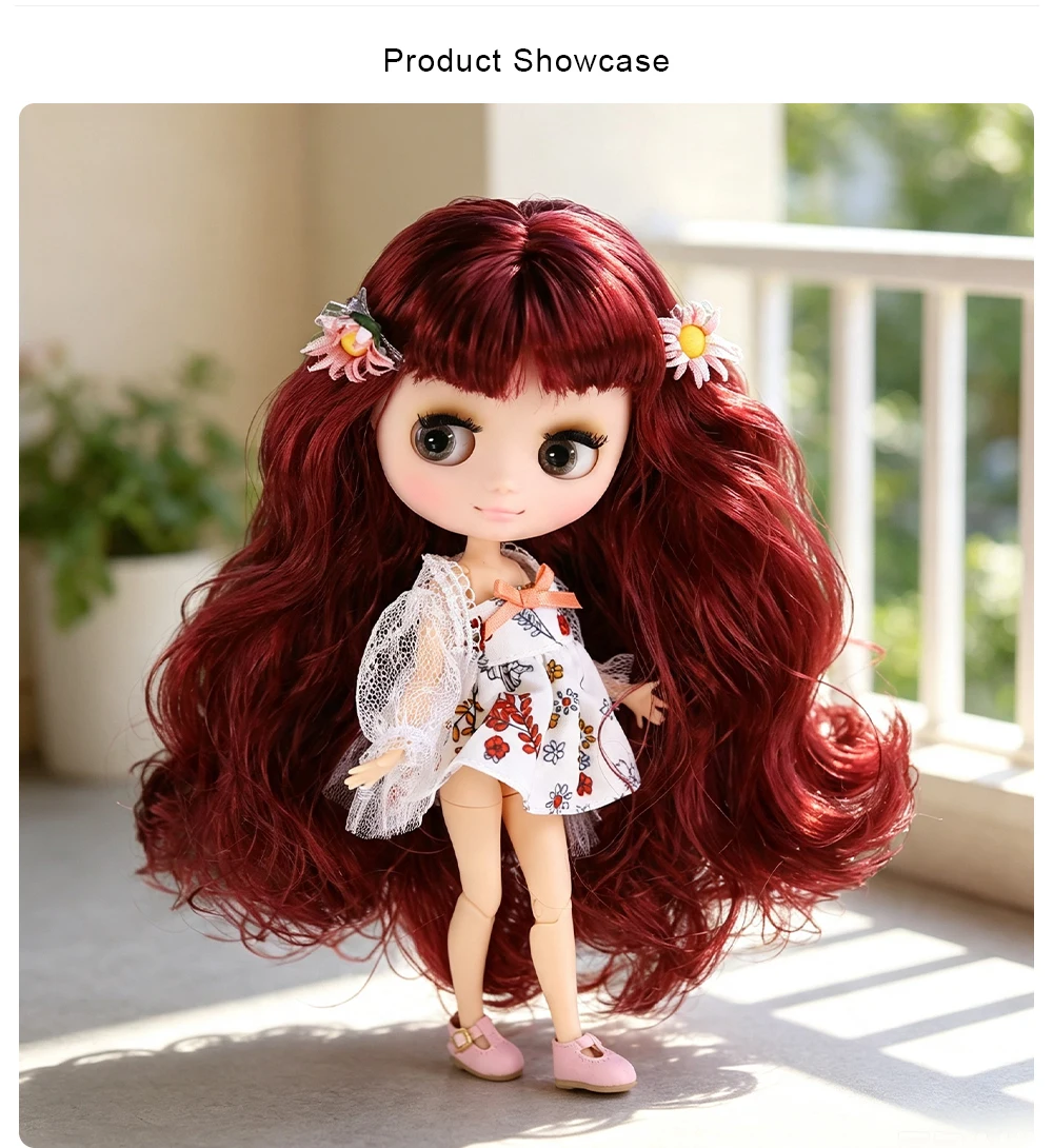 DBS Middie Blythe Doll Dress Teen Cute Set Dress Set Suitable for 20cm Joint Body Wearing