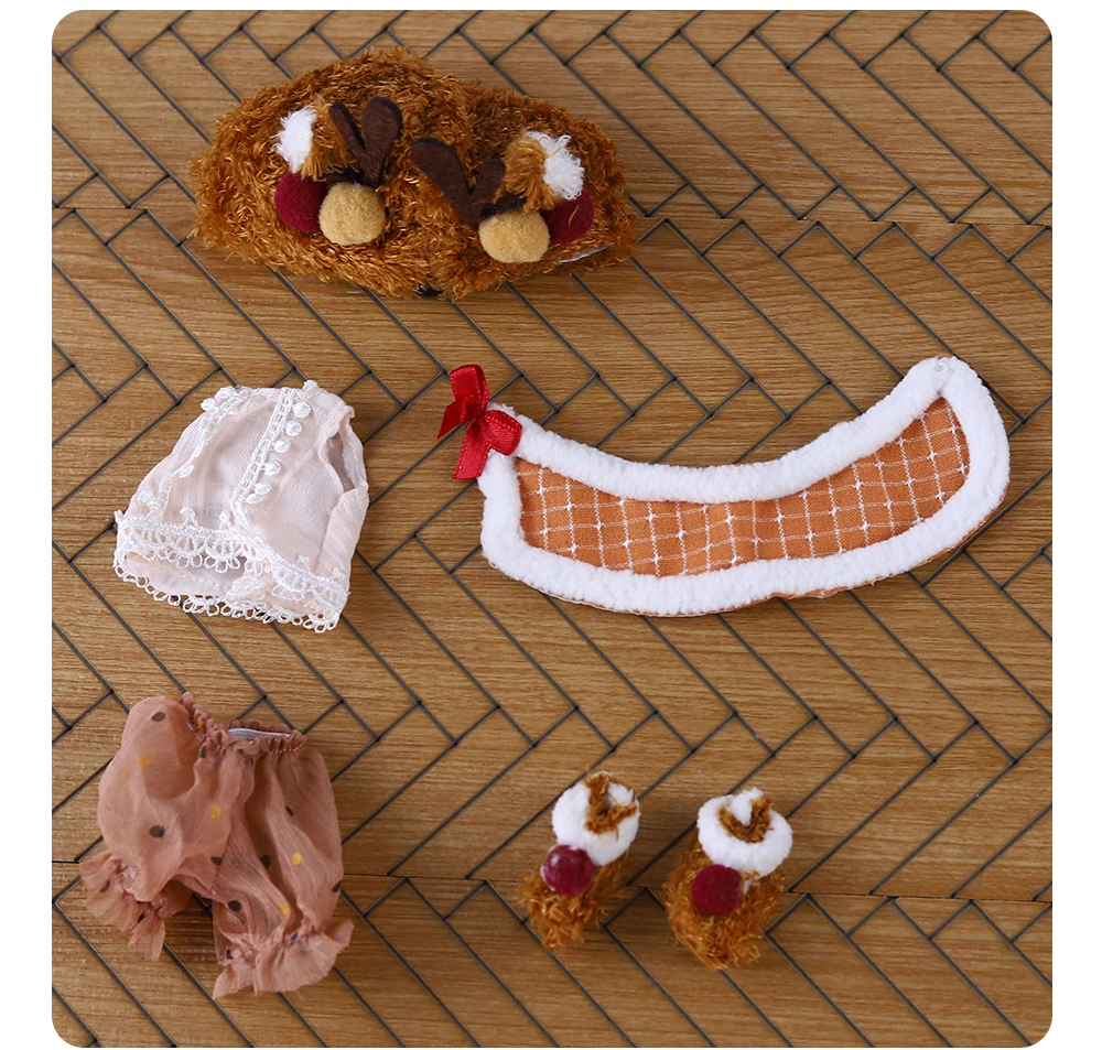 DBS Middie Blythe Doll Dress Teen Cute Set Dress Set Suitable for 20cm Joint Body Wearing