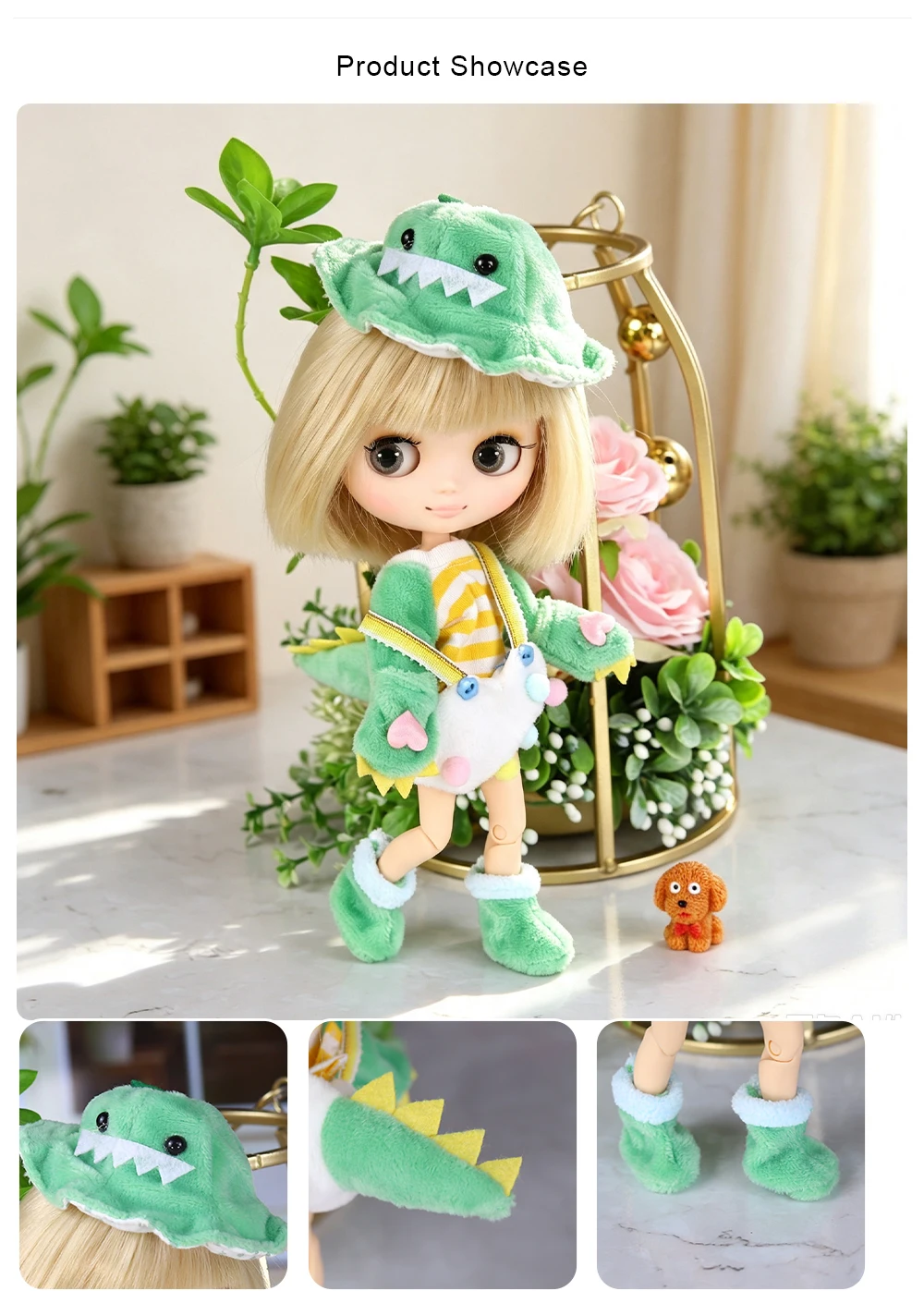 DBS Middie Blythe Doll Dress Teen Cute Set Dress Set Suitable for 20cm Joint Body Wearing