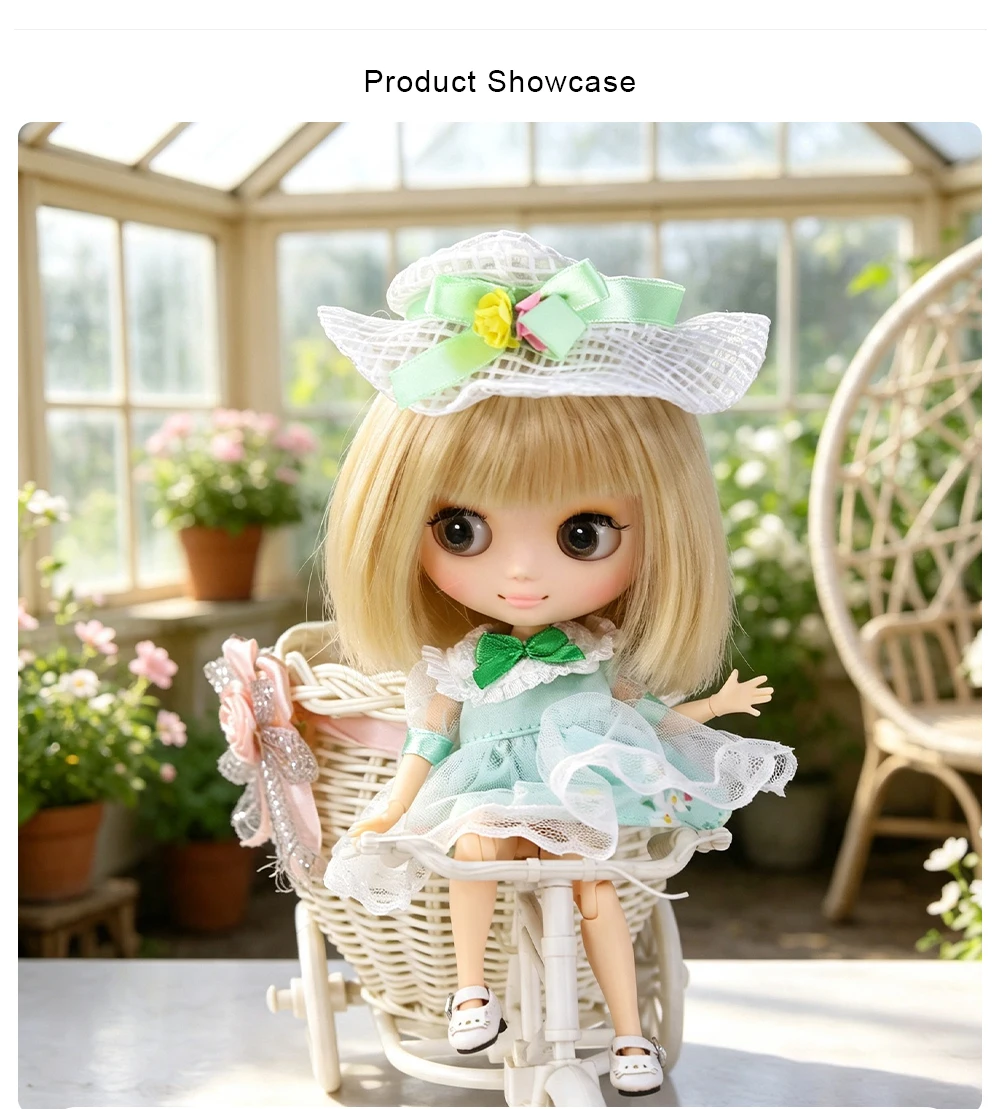 DBS Middie Blythe Doll Dress Teen Cute Set Dress Set Suitable for 20cm Joint Body Wearing