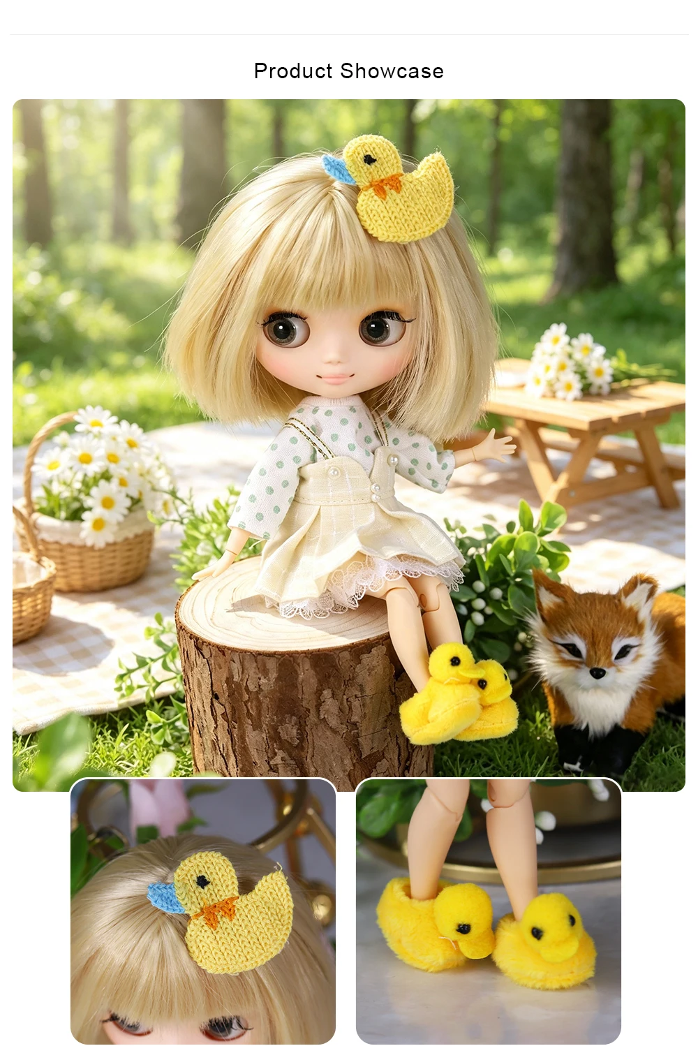 DBS Middie Blythe Doll Dress Teen Cute Set Dress Set Suitable for 20cm Joint Body Wearing