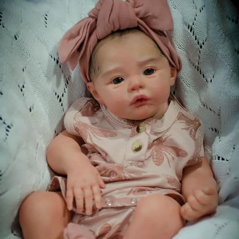 17Inch Reborn Doll Kit Meadow with COA Soft Fresh Color Blank Doll Kit Parts Handmade DIY Toy